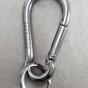 carabiner with keyrins stainless steel