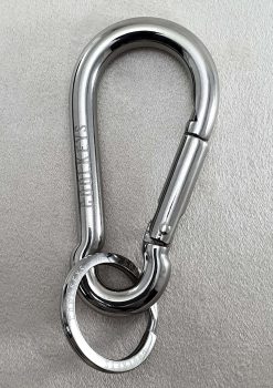 carabiner with keyrins stainless steel