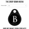 cool rfid tag fob key letter design