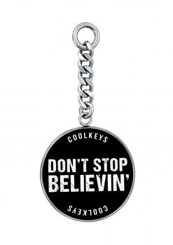 dont stop believin keychain