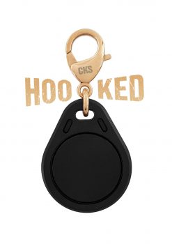 rfid tag with hook rose gold