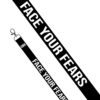 face your fears lanyard reflector cool