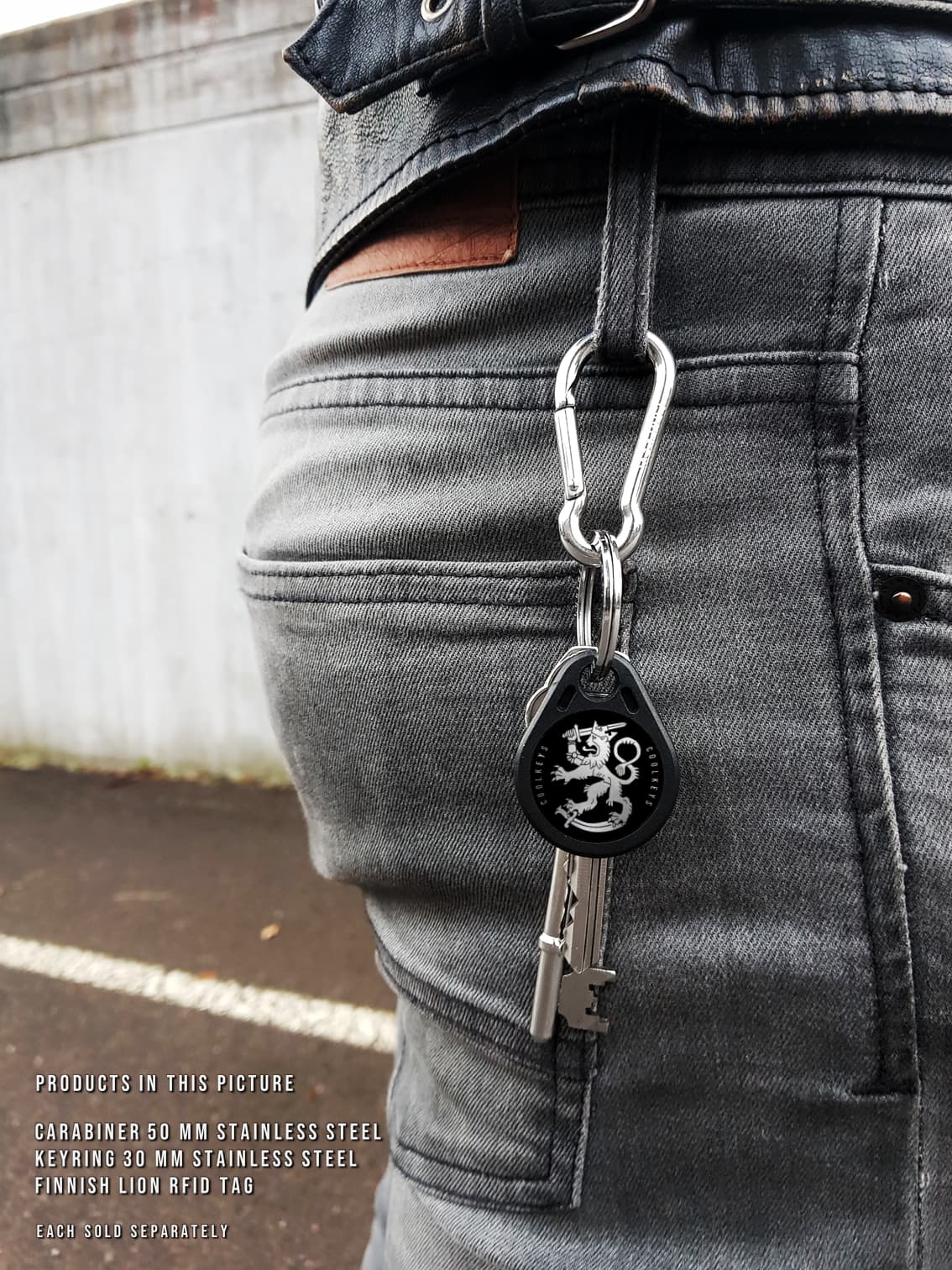 FINNISH LION STEEL RFID TAG - Image 3