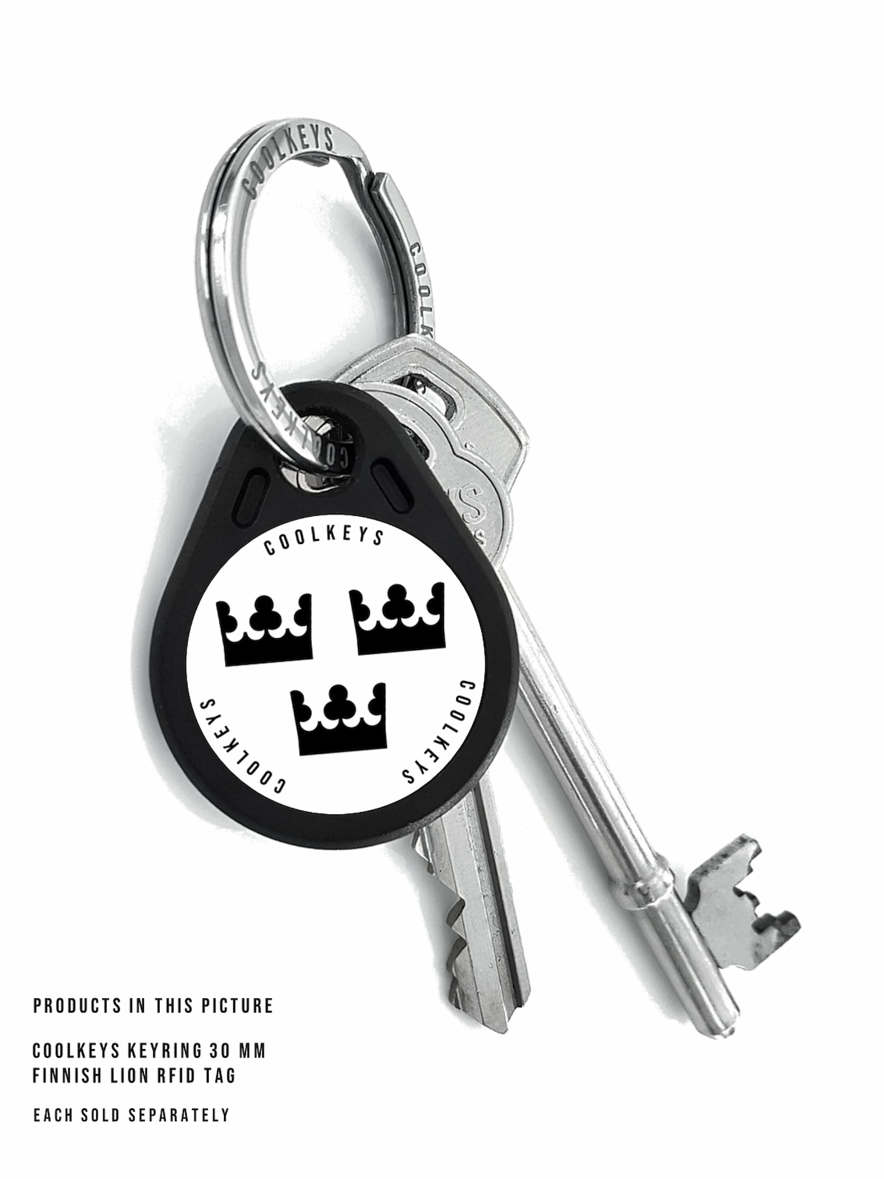 tre kronor nyckel dörrtagg