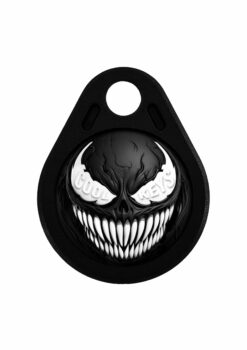 cool rfid tag fob key venom skull design