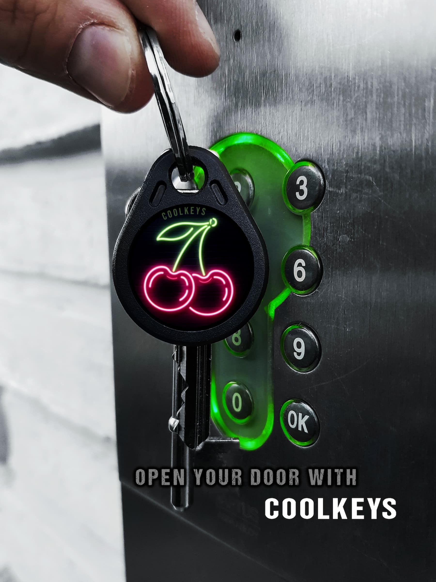 cool rfid tags fobs cherry