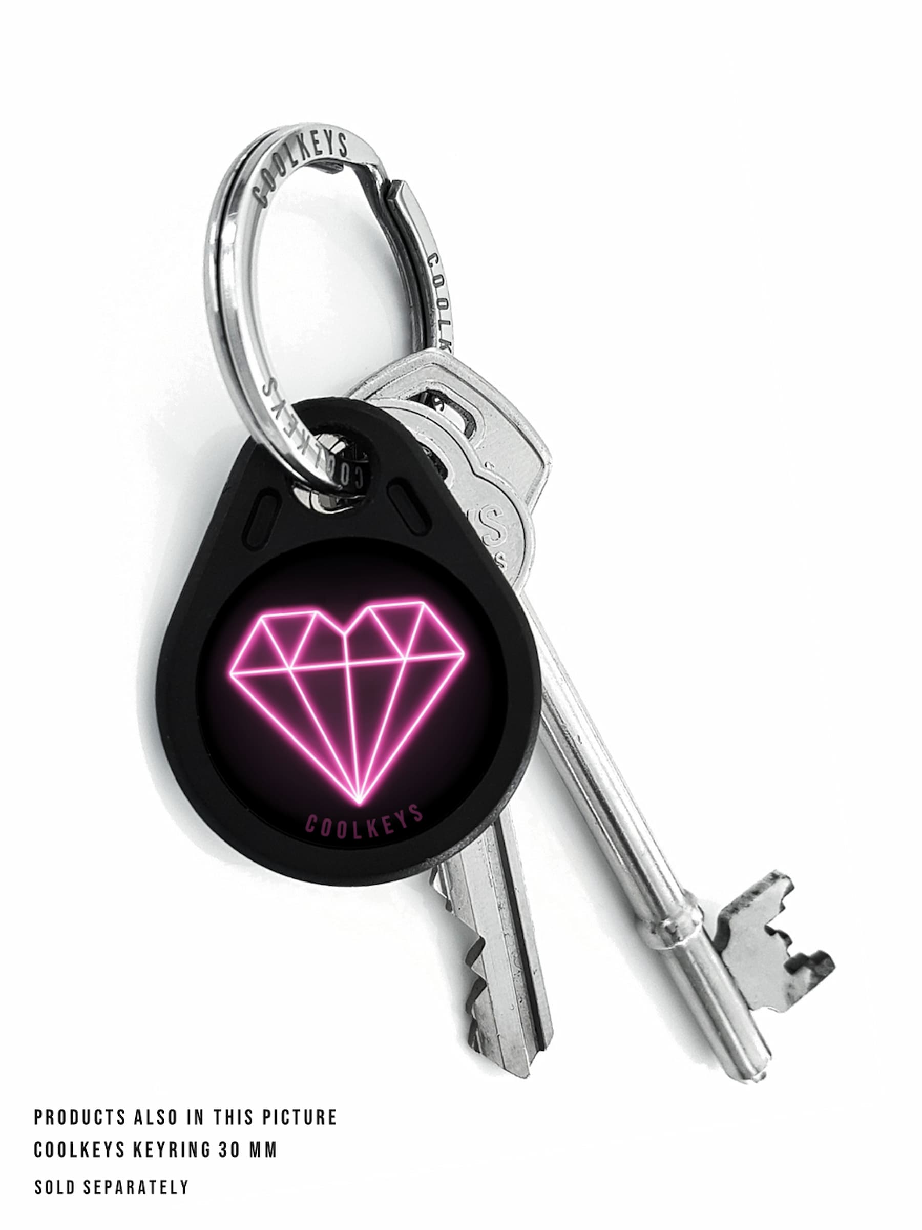 cool rfid tags key diamond heart