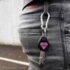 cool rfid tags key diamond heart