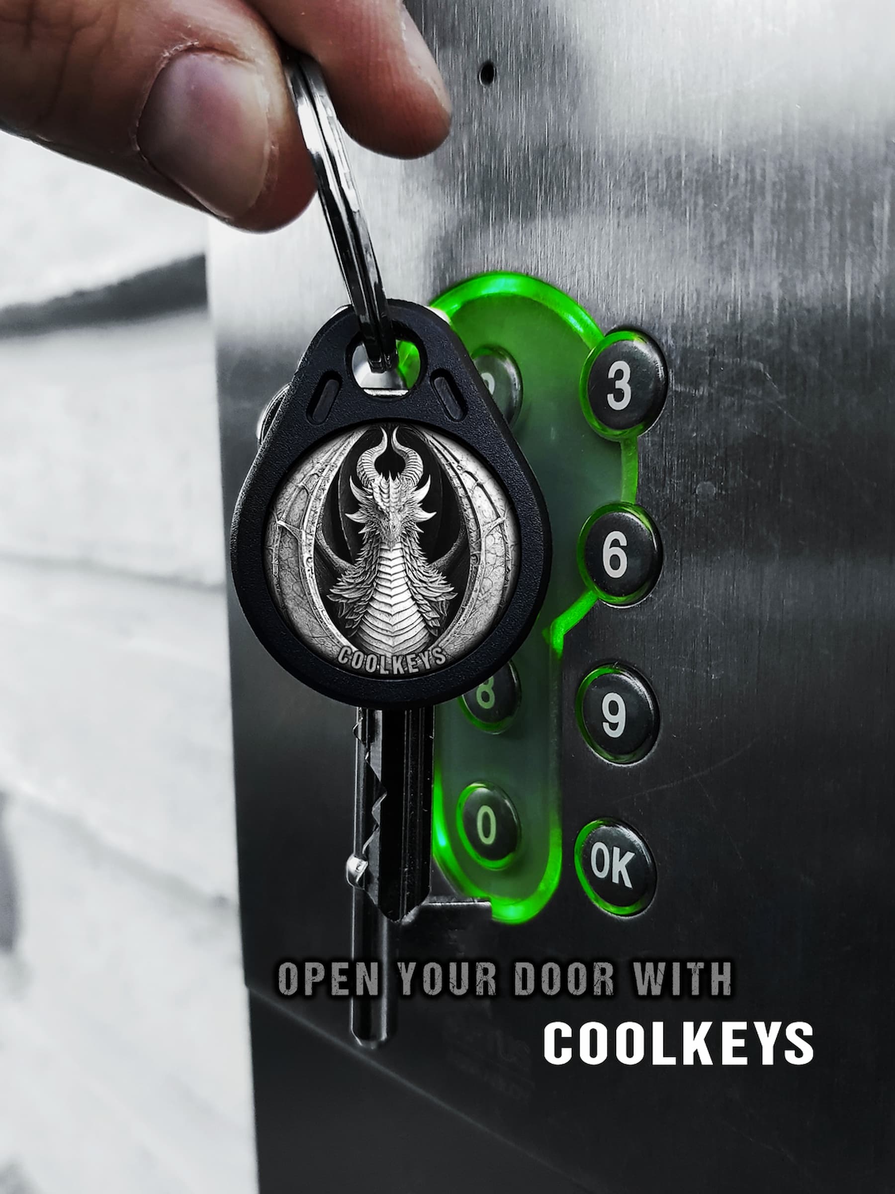 cool rfid tags dragon