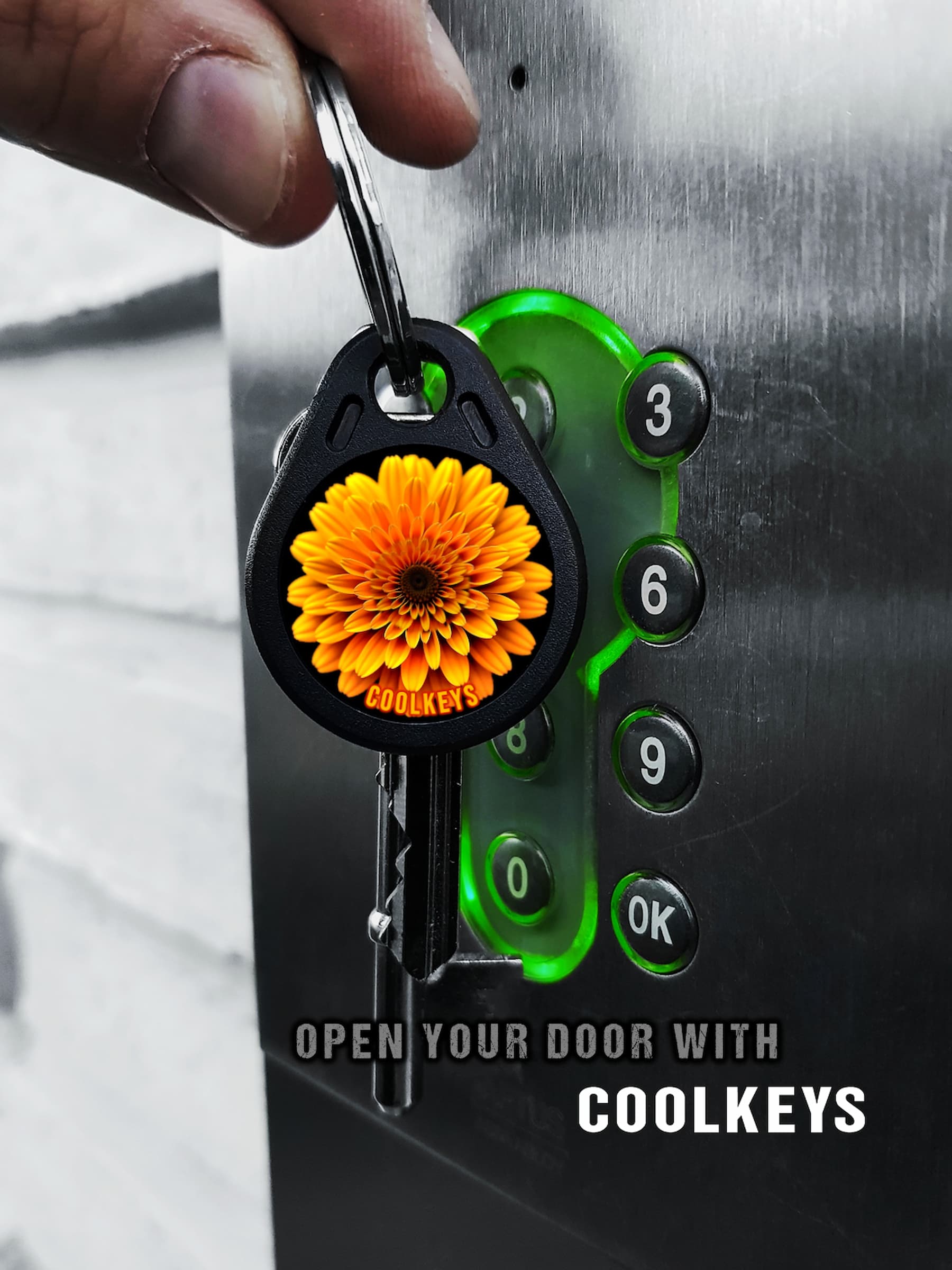 cool rfid tags flower marigold