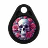cool rfid tags skull roses