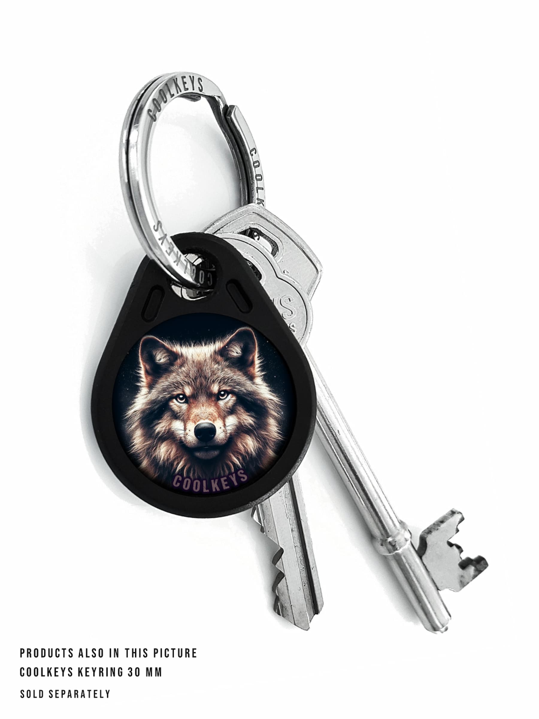 cool rfid tags key wolf