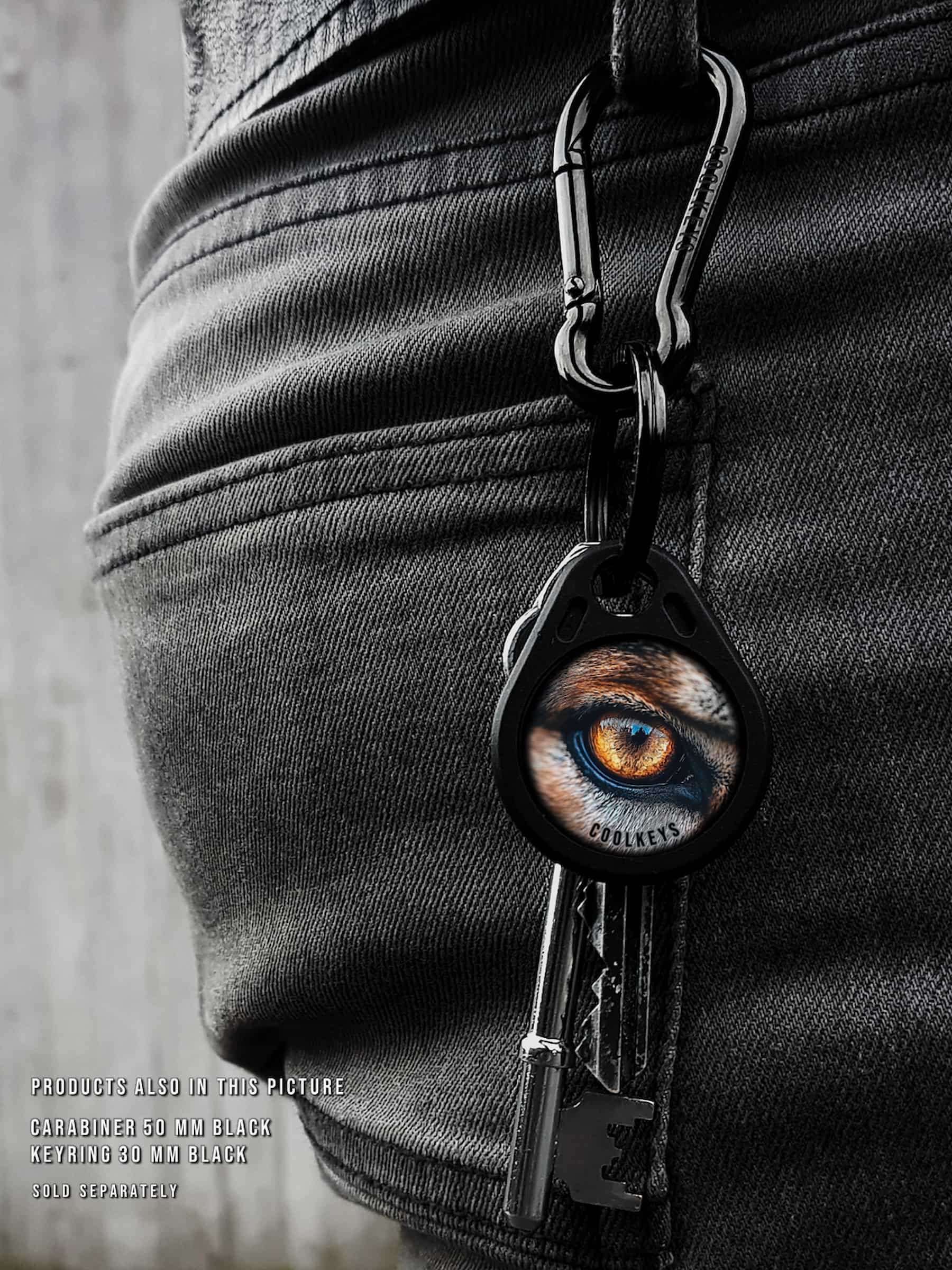 cool rfid tags key wolf