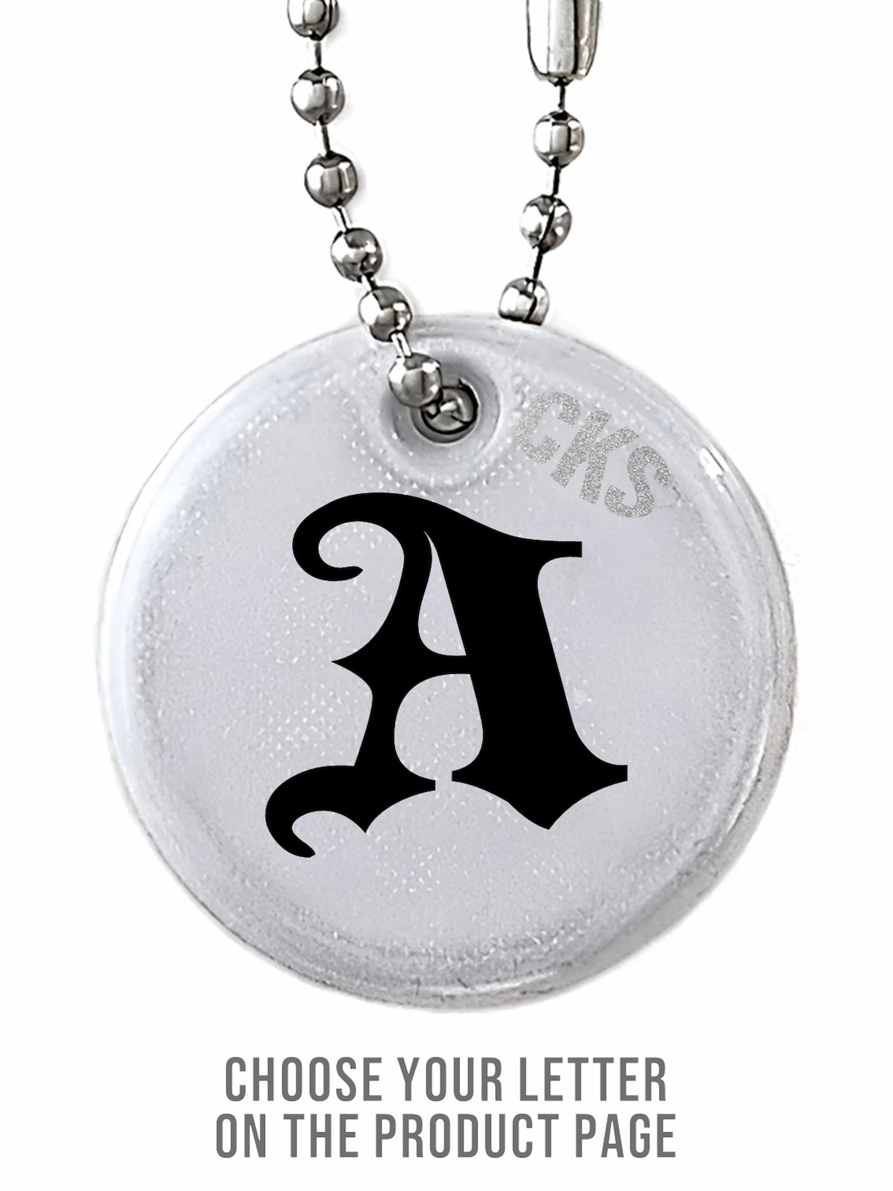 reflex snygg design bokstav reflector letter