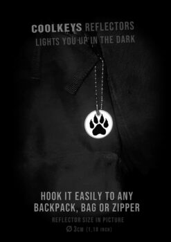 reflex snygg design tass paw reflector