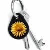 cool rfid tags fobs key flower dandelion gold