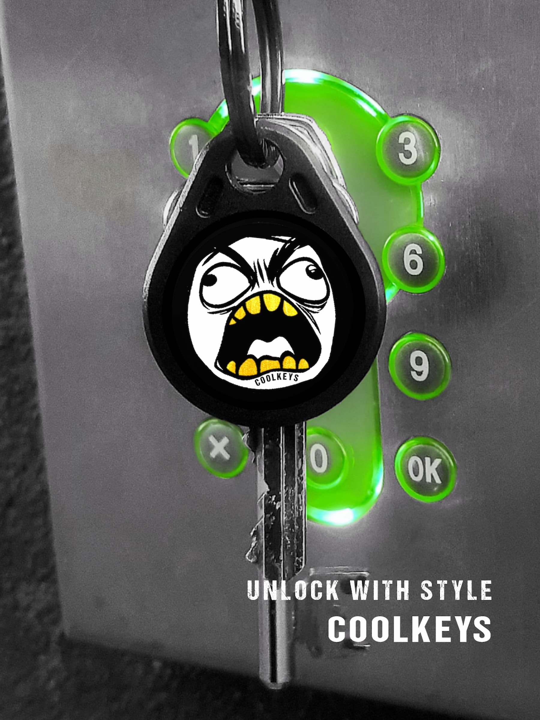 cool rfid tags fobs key rage face meme
