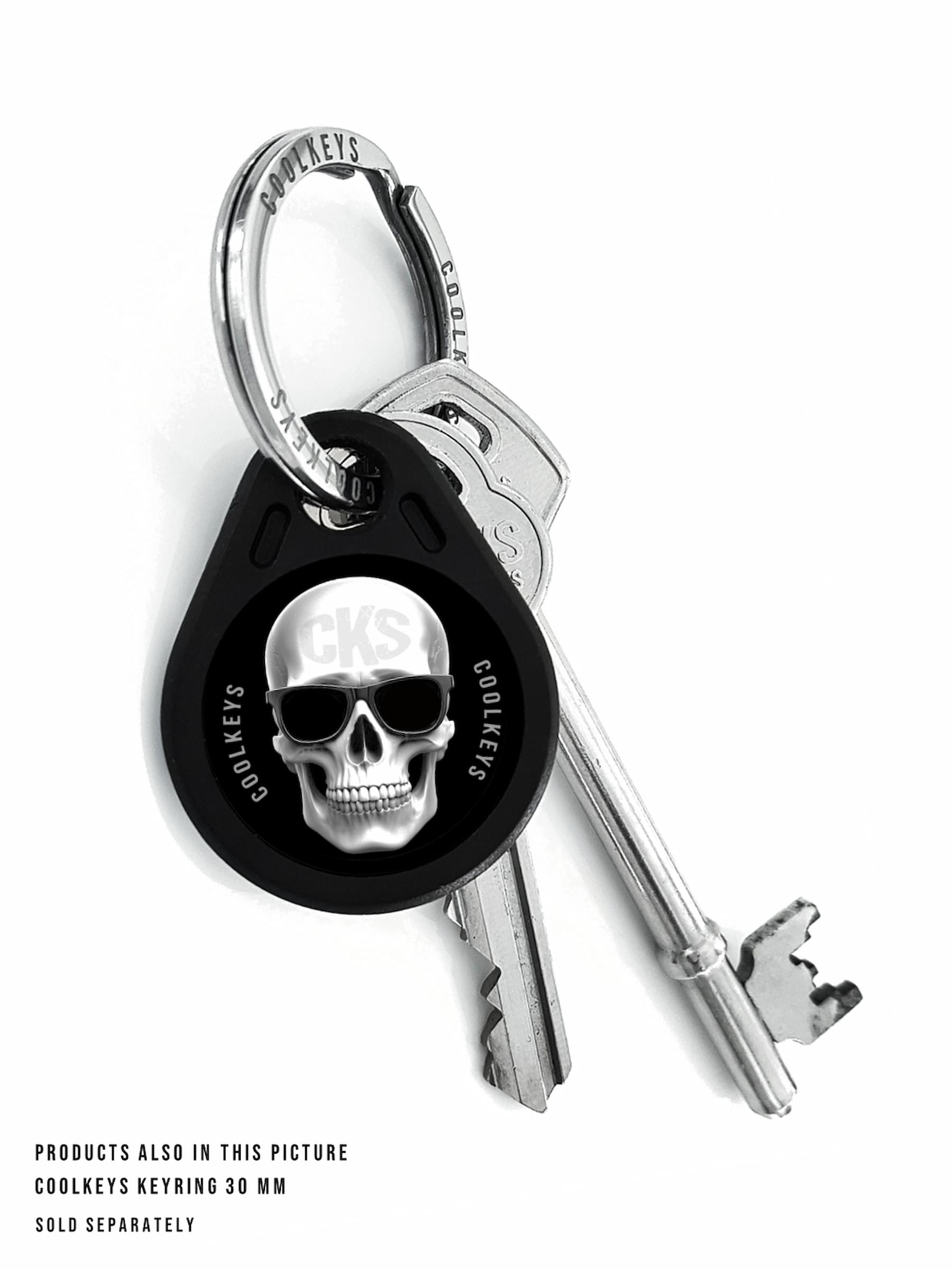 cool rfid tags fobs key skull