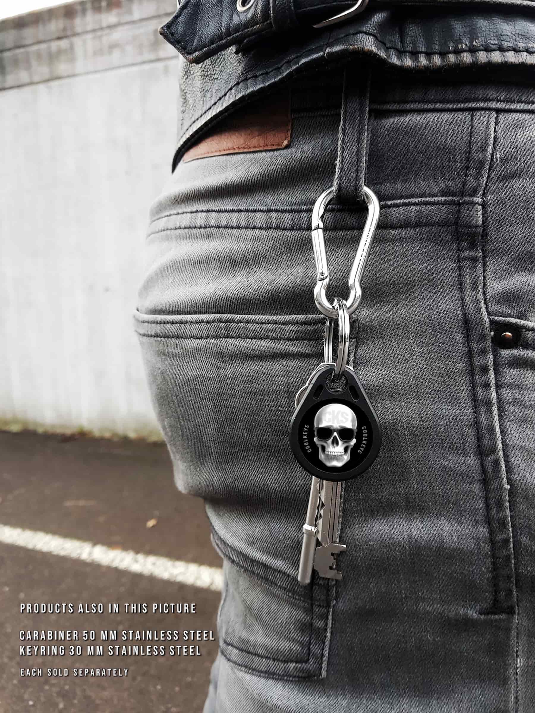 cool rfid tags fobs key skull