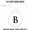 cool rfid tag fob key letter design
