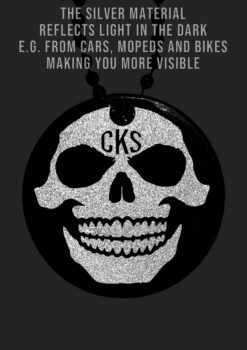 reflex cool design skull döskalle reflector