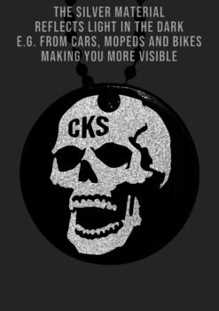 reflex cool design skull döskalle reflector